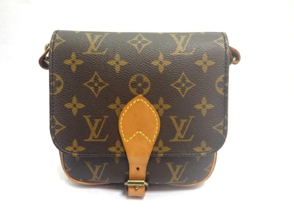 LOUIS VUITTON Cartouchiere Shoulder Bag Monogram Crossbody